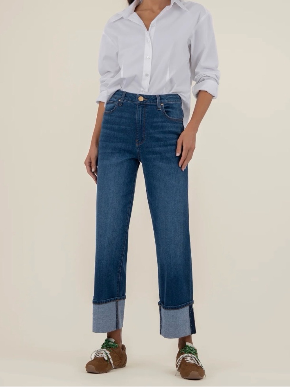 Kut from the Kloth Sienna High Rise Straight Leg Jean